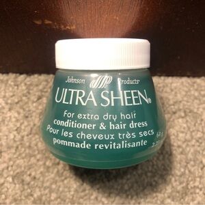 TRAVEL SIZE Ultra Sheen Extra Dry Hair Conditioner & Hair Dress Green 2.25oz